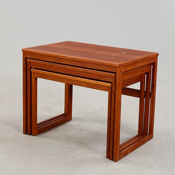 SATSBORD, teak, Seffle Möbelfabrik. Omkring 1900-talets mitt.
