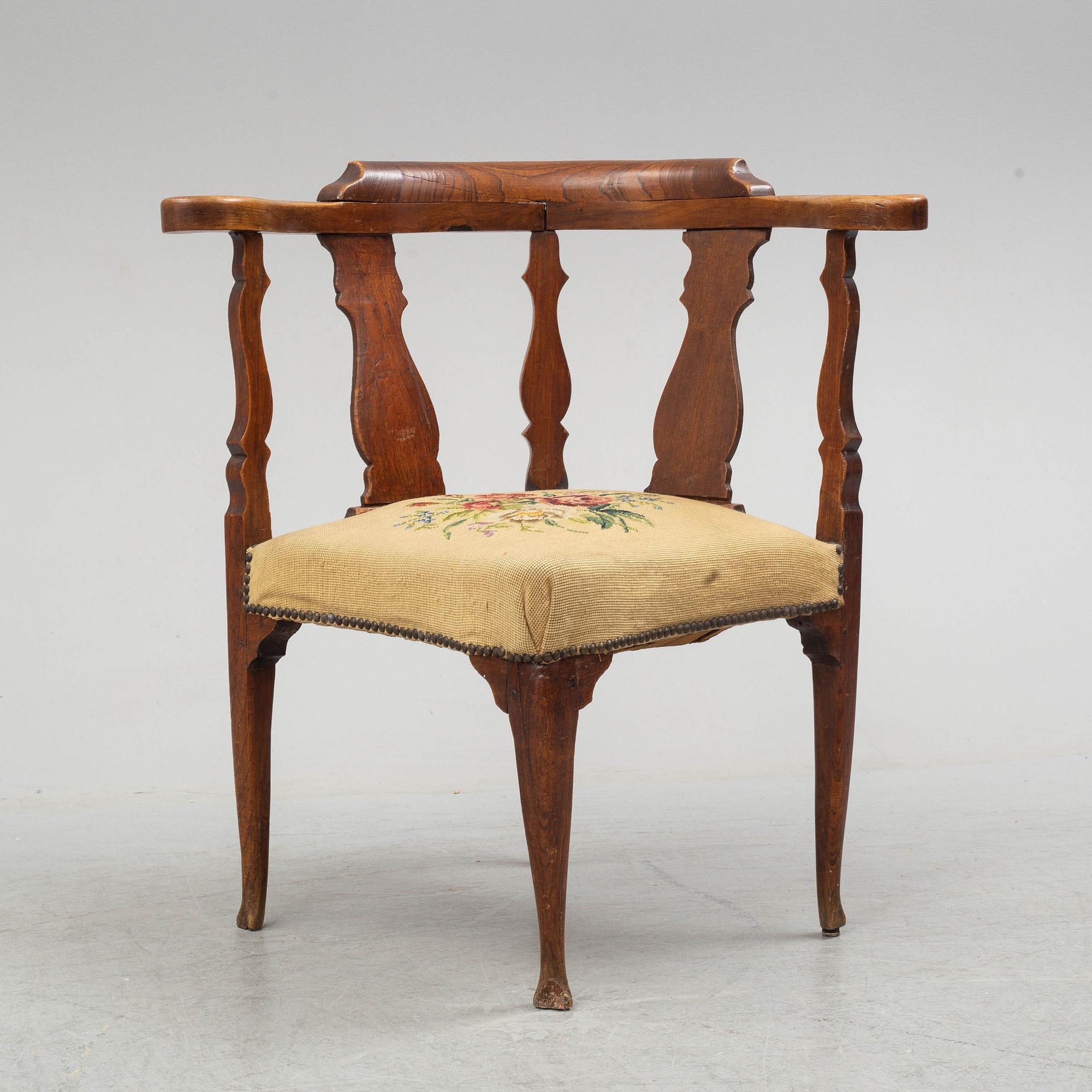 An 18th century chair.
