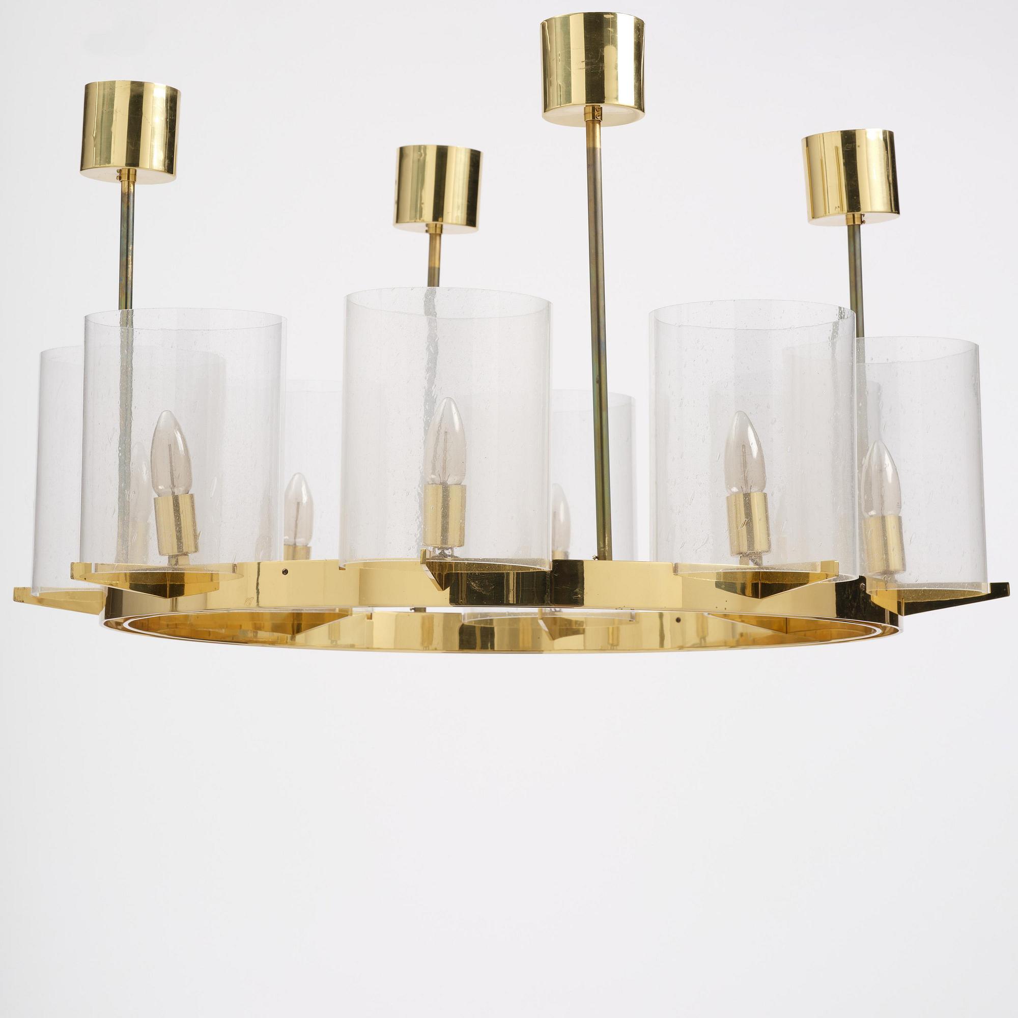 Hans-Agne Jakobsson, a ceiling lamp, Hans-Agne Jakobsson AB, Markaryd, 1960s.