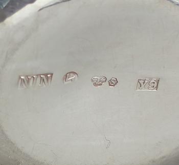 PARTI SILVER, 10 delar, bla Osmanska riket, 1800-1900-tal. Tot vik ca 245 gram.