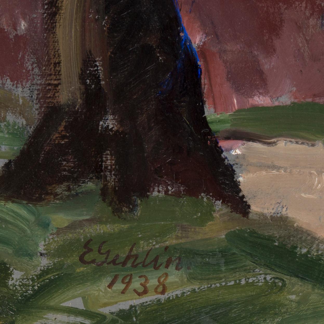 ESTER GEHLIN, olja på duk, signerad och daterad 1938.