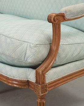 SOFFA, gustaviansk-stil, 1800-tal.