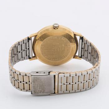 TISSOT, Seastar Seven, 18K, wristwatch 34 mm 1980's.