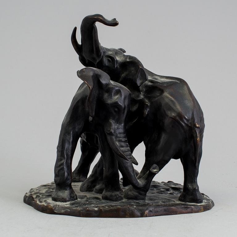 CARL MILLES, a bronze sculpture signed Carl Milles.