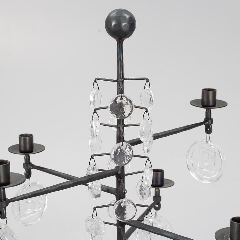 Erik Höglund, golvkandelaber, Boda Smide, 1960-70-tal.