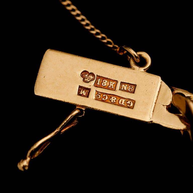 DAMARMBANDSUR, 18 k, 1939, Certina. Total vikt med urverk 21 g.