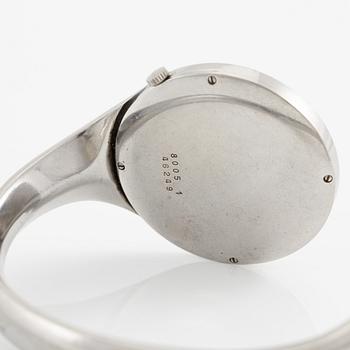 Georg Jensen, "L.U. Chopard & Cie", design Vivianna Torun Bülow-Hübe, wristwatch, 33 mm.