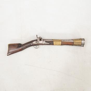 Tromblon / Muskedunder / Blunderbuss, omkring år  1800, Frankrike för marknaden på Balkan eller på turkiskt område.