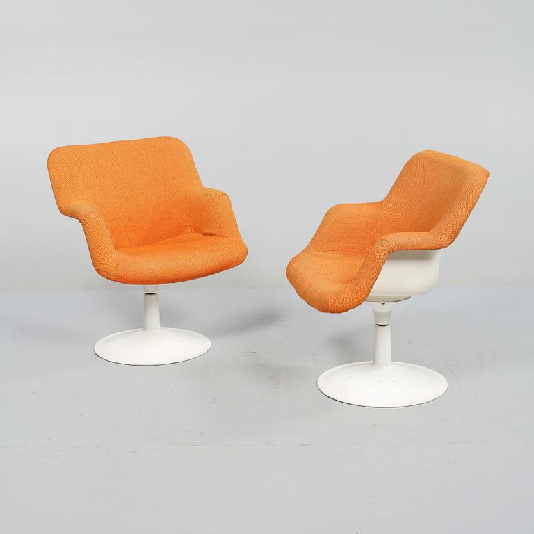 FÅTÖLJER, ett par, "Junior", Yrjö Kukkapuro, Haimi, Finland, fromgiven 1965.