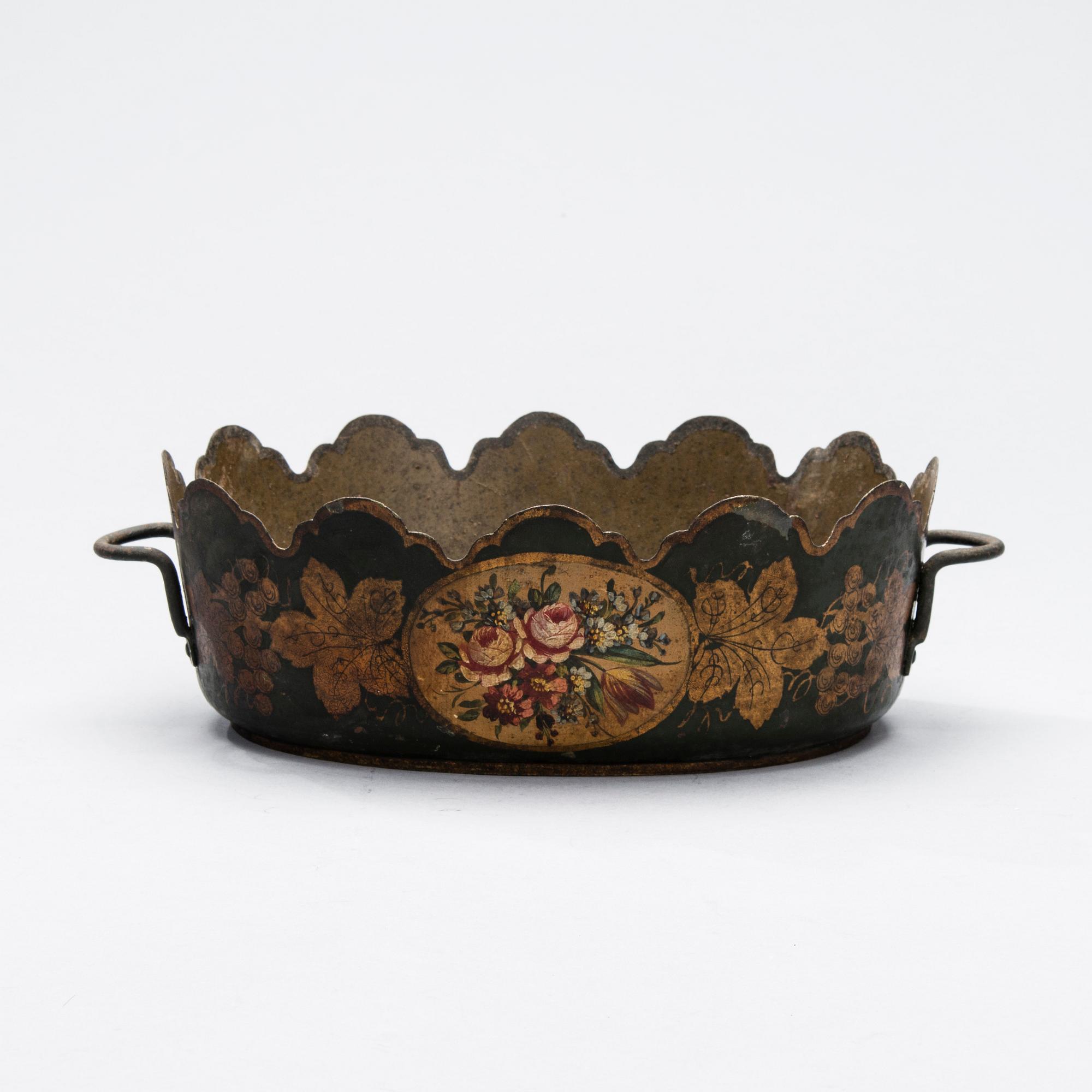 GLASSKÖLJARE, plåt, 1800-talets mitt.