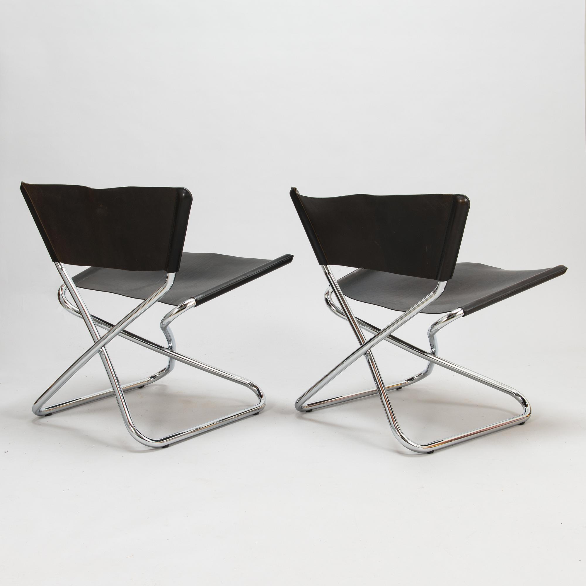 Erik Magnussen, Four 'Z-Down' Chairs for Engelbrechts, Denmark.