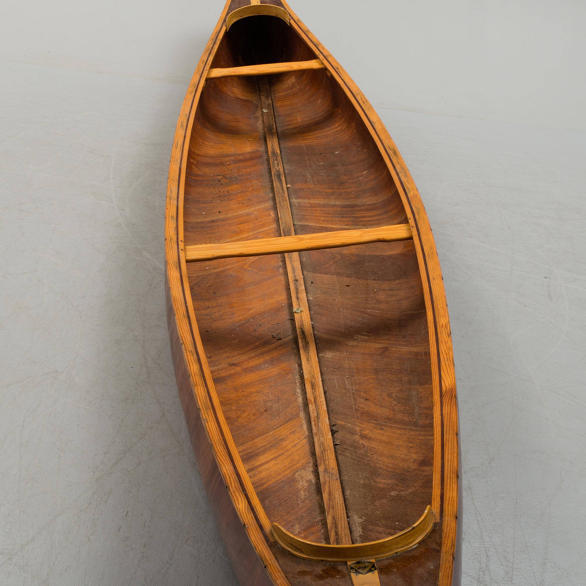 A CANOE. Manufactured by ABC, Kungälv (AB bröderna Claesson). 1960s. Signed with label.