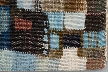 Berta Hansson, Vävd tapet, "Födelsen", gobelängteknik, ca 75 x 65 cm, signerad BH.