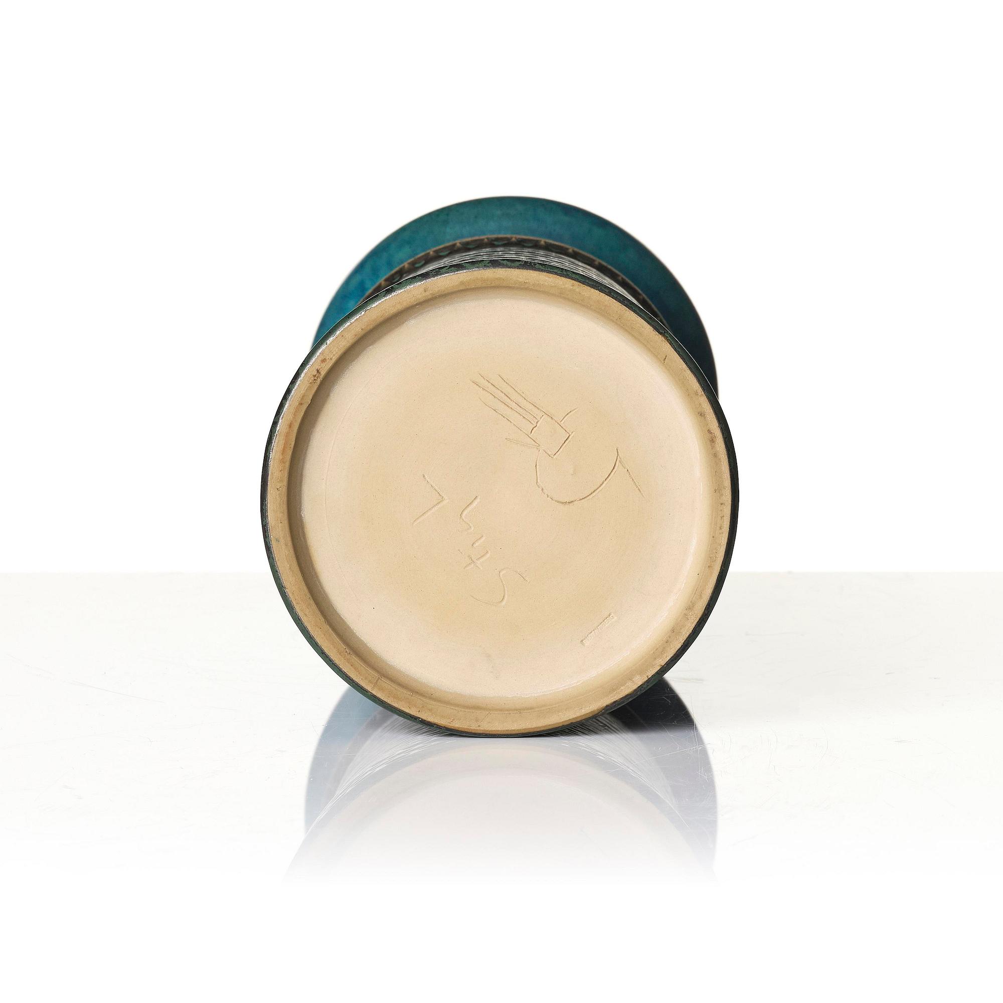 Stig Lindberg, vas, stengods, Gustavsbergs Studio 1962.