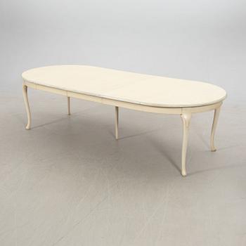 Dining group, 7 pieces, Rococo style, K. A. Roos, second half of the 20th century.