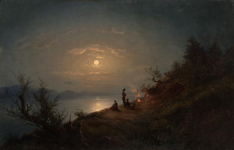 Pavel Pavlovich Dschogin, Campfire at the sea.