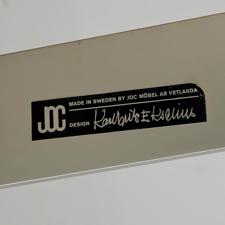 FÅTÖLJER, ett par, Karl Erik Ekselius, JOC, Vetlanda, 1970-tal.