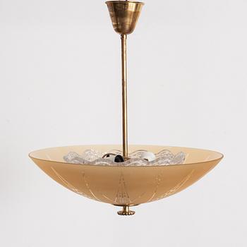 Bertil Brisborg, taklampa, variant av modell "31020/1890", Nordiska Kompaniet, 1940-tal.