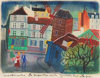 Maurice Blanchard, "Montmartre".
