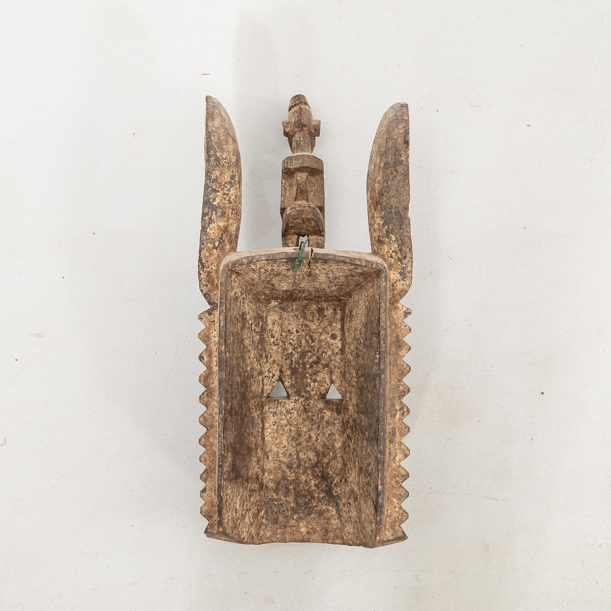 Dansmask Dogon Afrika 1900-tal.