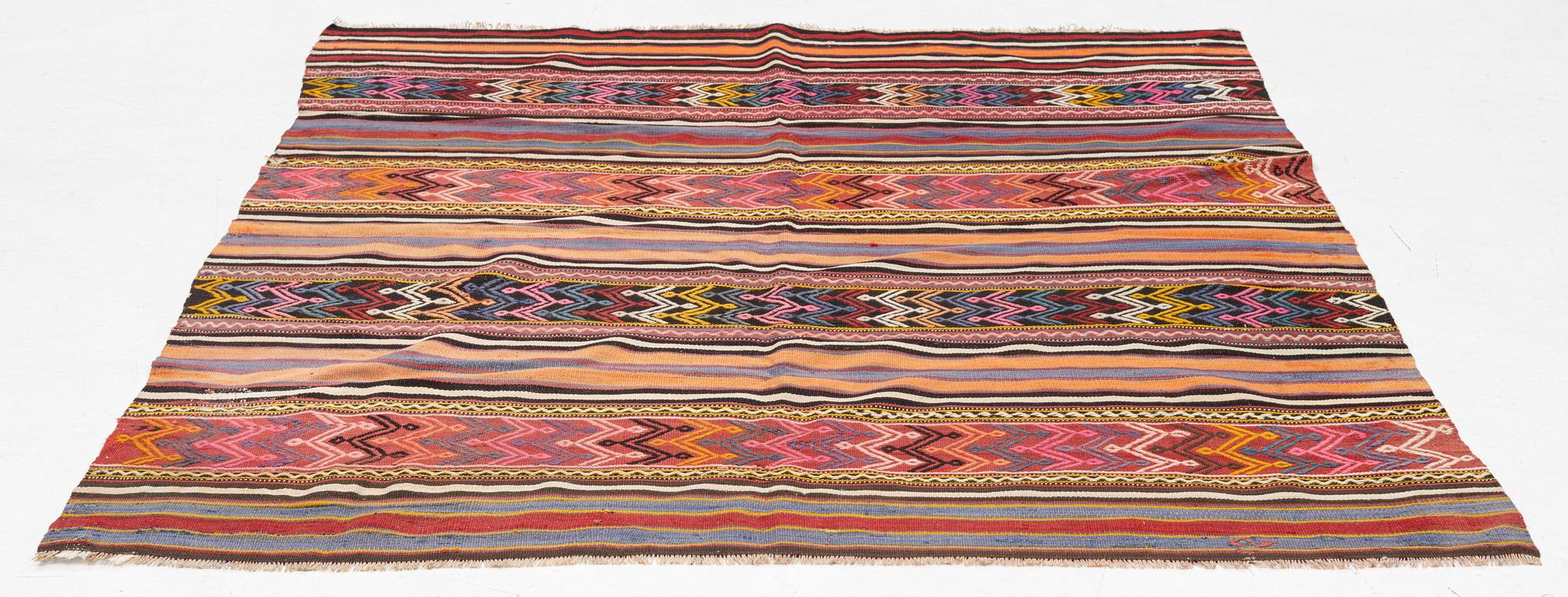 Rug, Persian Kilim, approx. 180 x 150 cm.