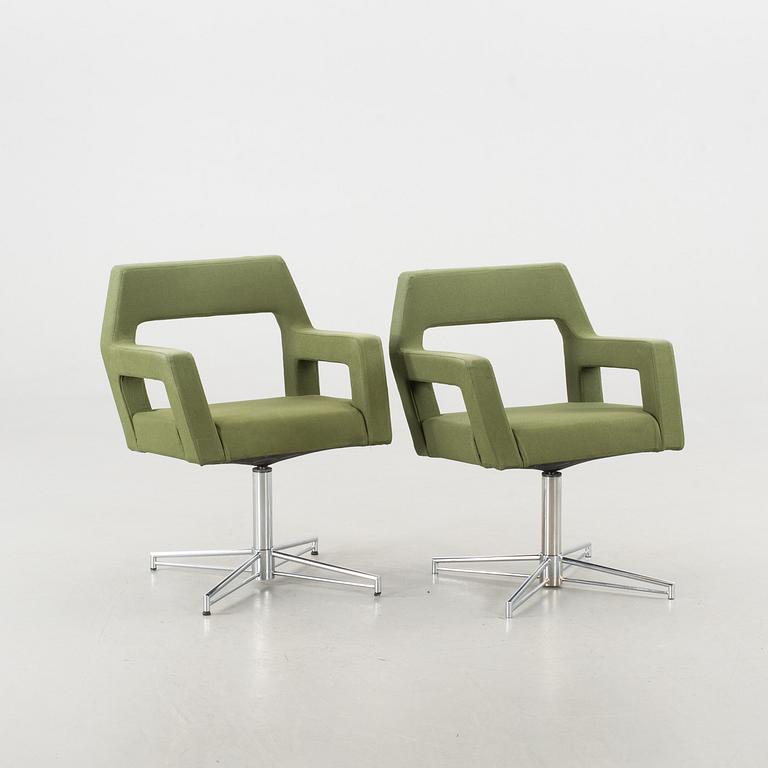 A set of two Johansson design "Largo" armchairs.