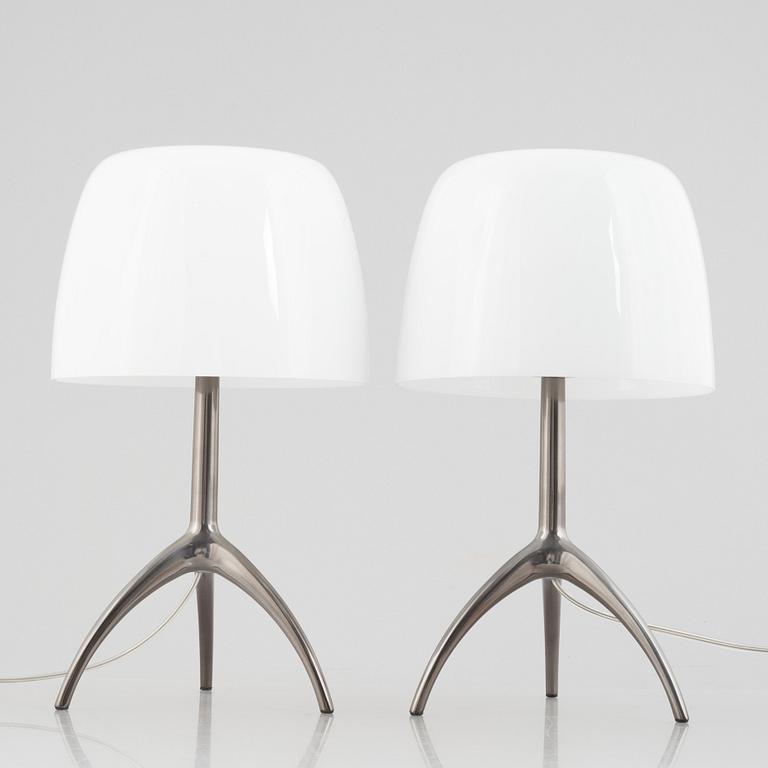 Rodolfo Dordoni, a pair of "Lumiere Grande", Foscarini, Italy.
