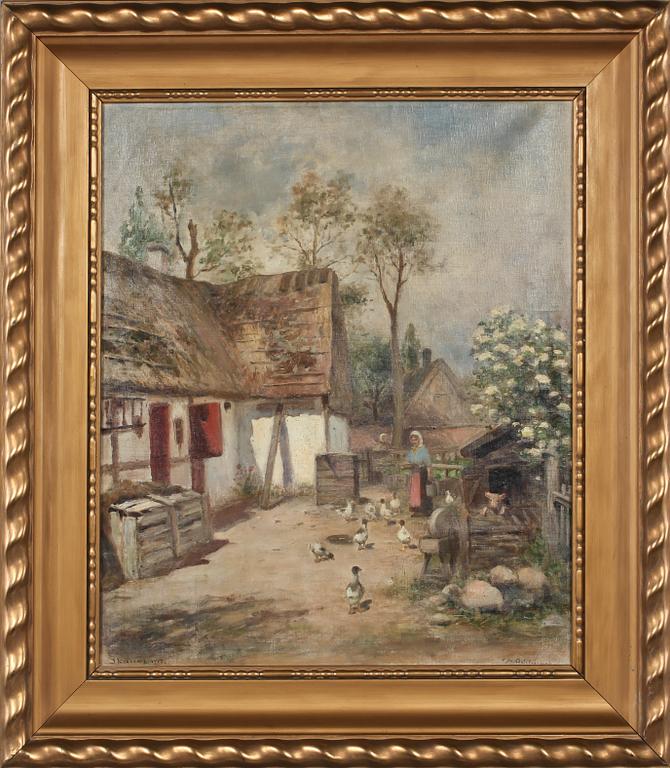 FRANS WILHELM ODELMARK, olja på duk, signerad och daterad 1917.