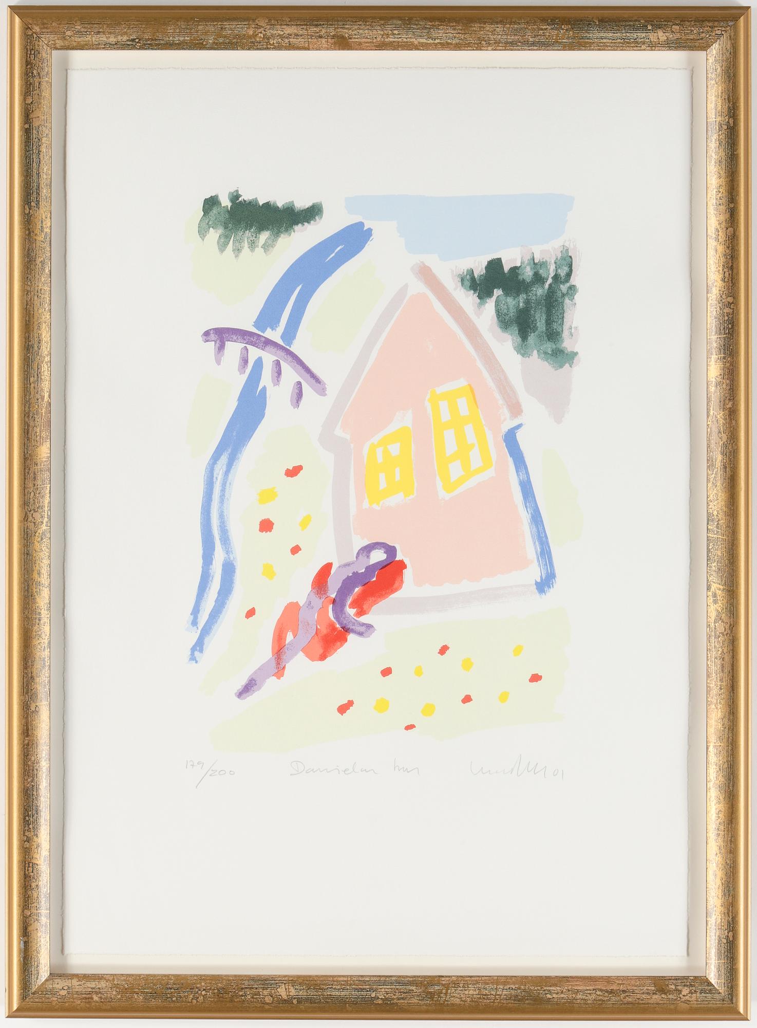 ULF LUNDELL, färglitografi, signerad och numrerad 179/200.