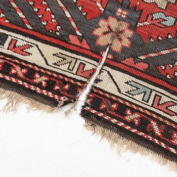Rug, "Sunburst", Kazak, circa 250 x 137 cm.