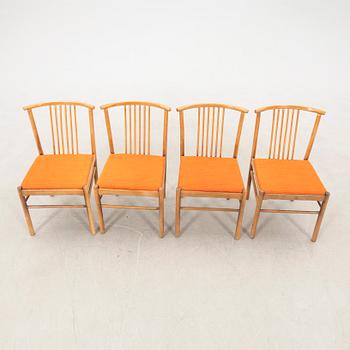 Erik Wörtz chairs 4 pcs "Lyran" for IKEA 1960s/70s.