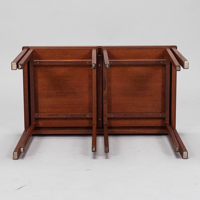 Three part serial table, 1960s.
