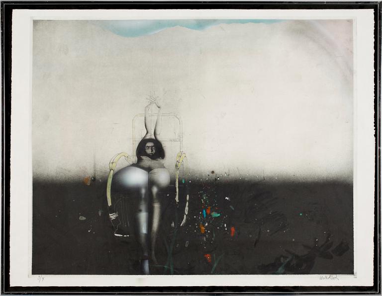 PAUL WUNDERLICH, litografier, 2 st, sign o numr 3/4 resp 3/100.