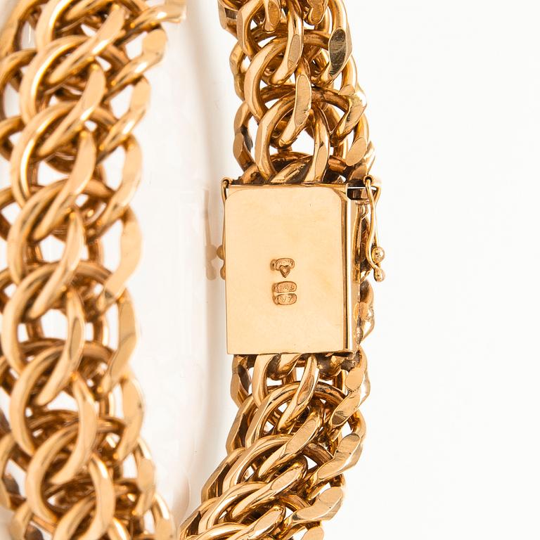 An 14K gold bracelet, Finland 1974.