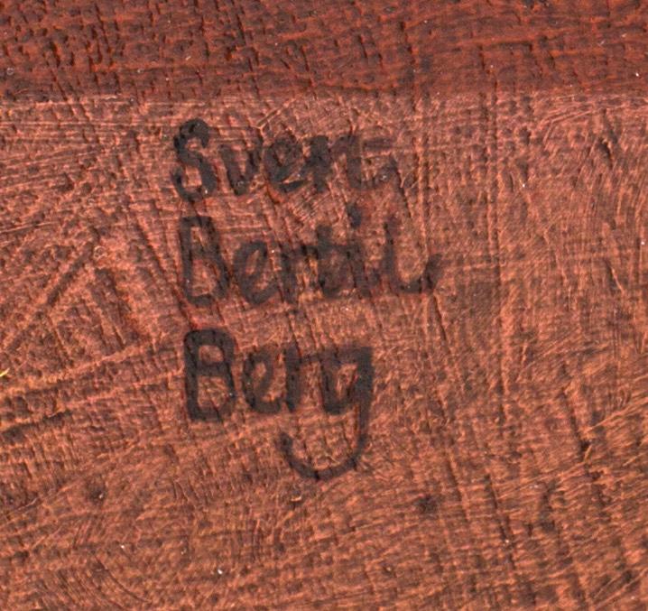 SVEN BERTIL BERG, olja på pannå signerad.