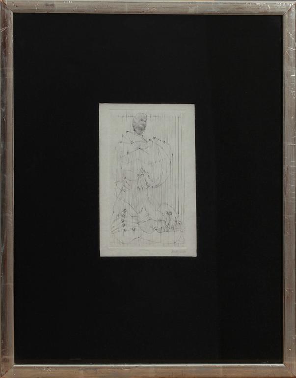HANS BELLMER, etsning, sign.