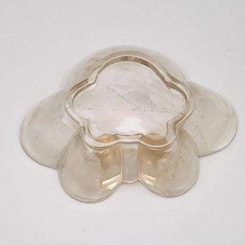 A rock chrystal brush washer, Qing dynasty, 19th Century.