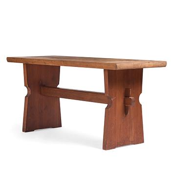 442. Axel Einar Hjorth, an oak and pine table 'Wärmdö', Nordiska Kompaniet, Sweden 1930s.