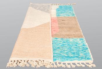 A Moroccan carpet, 238 x 150 cm.