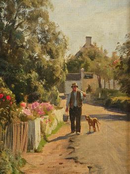 Peder Mork Mönsted, Gardens in bloom, Ålsgårde.