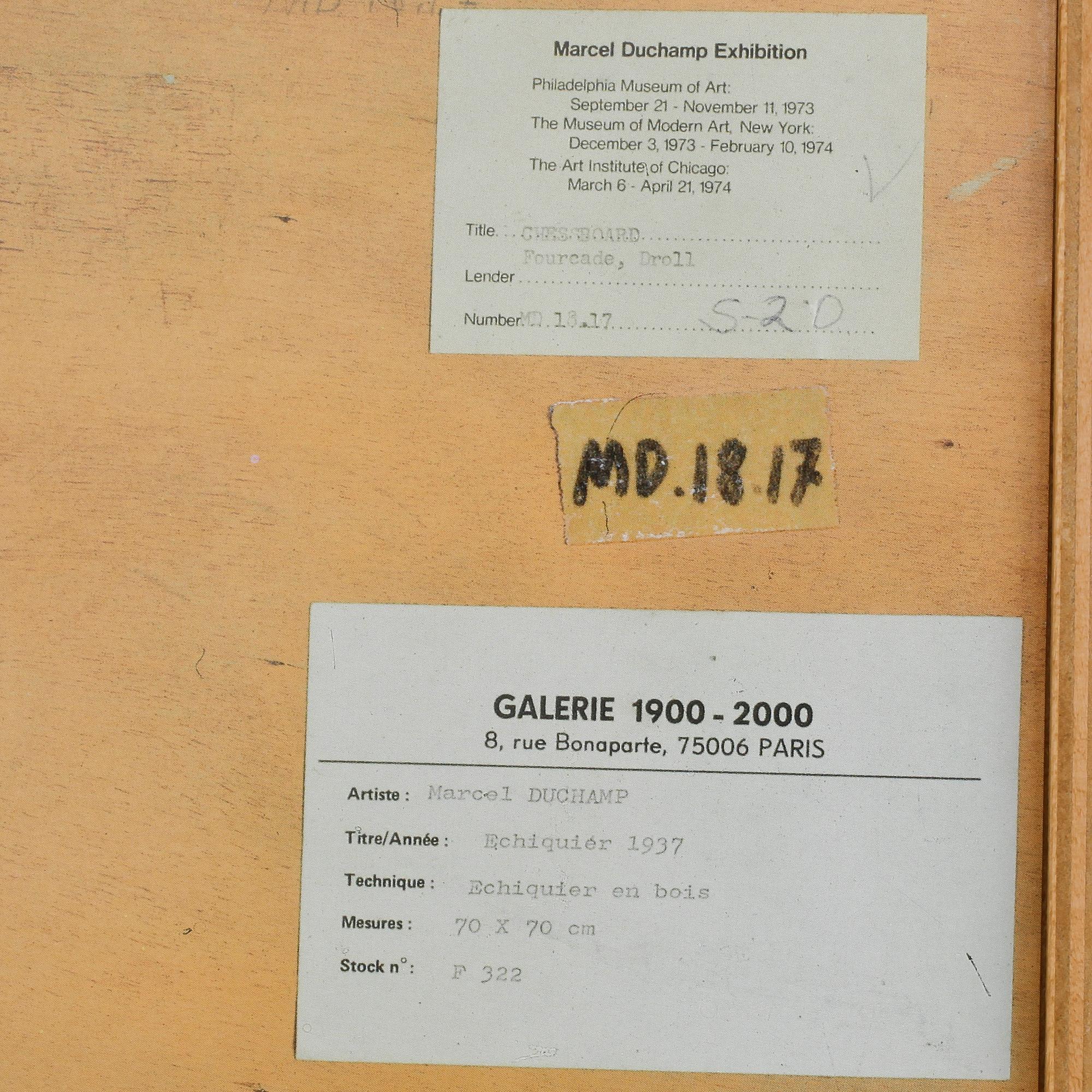 MARCEL DUCHAMP, efter, Bok/Konst objekt: "Marcel Duchamp at Ronny Van de Velde" 1991, nr 211/850.