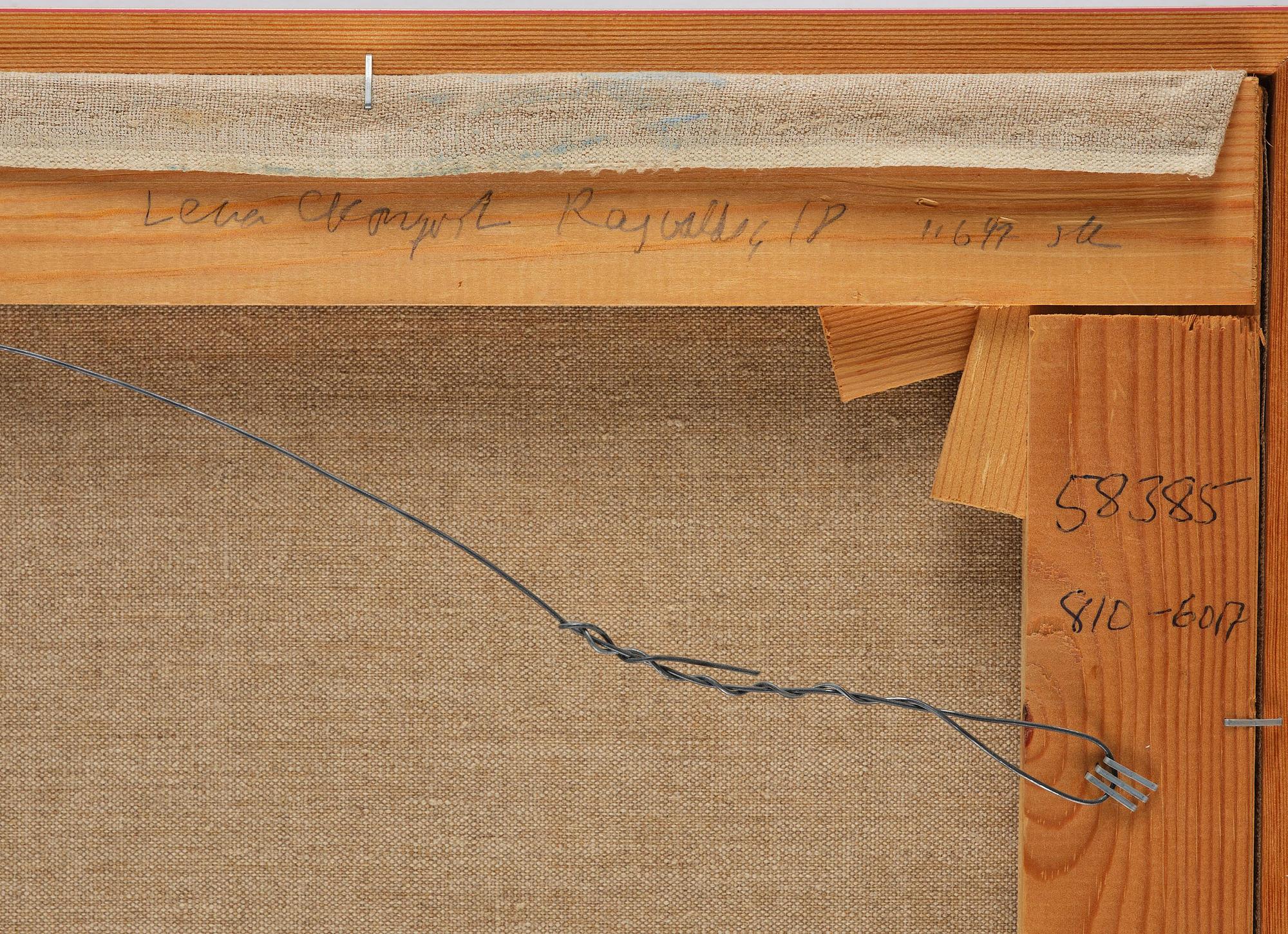 Lena Cronqvist, "Berget, Rundholmen".