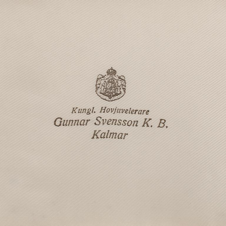 PARTI SILVER, 29 delar, bl.a MAB, Stockholm, 1938. Totalvikt ca 349 g.