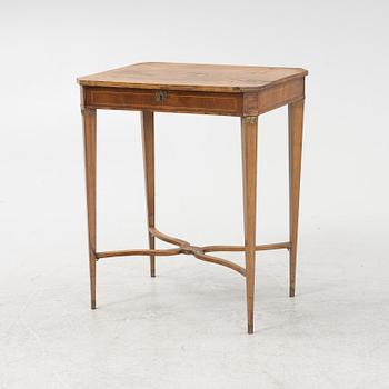 Side table, Swedish Gustavian style, from the first half of the 19th century.