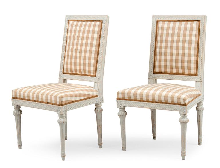 A PAIR OF CHAIRS.