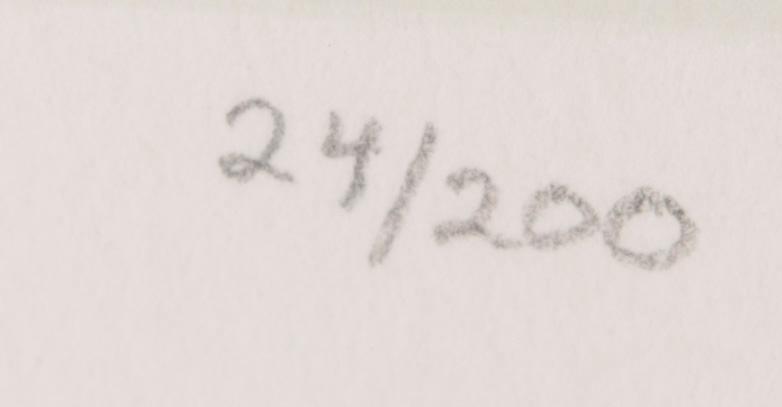 CAROLUS ENCKELL, serigrafi, monogramsignerad CE, daterad -85 och numrerad 24/200.