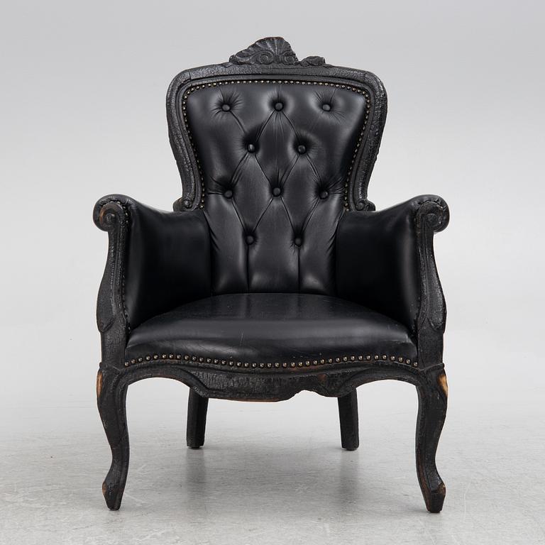 Maarten Baas, a "Smoke Armchair", Moooi, contemporary.