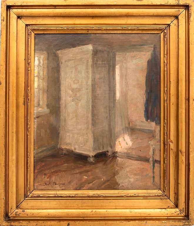 Julius Paulsen, olja på duk signerad.