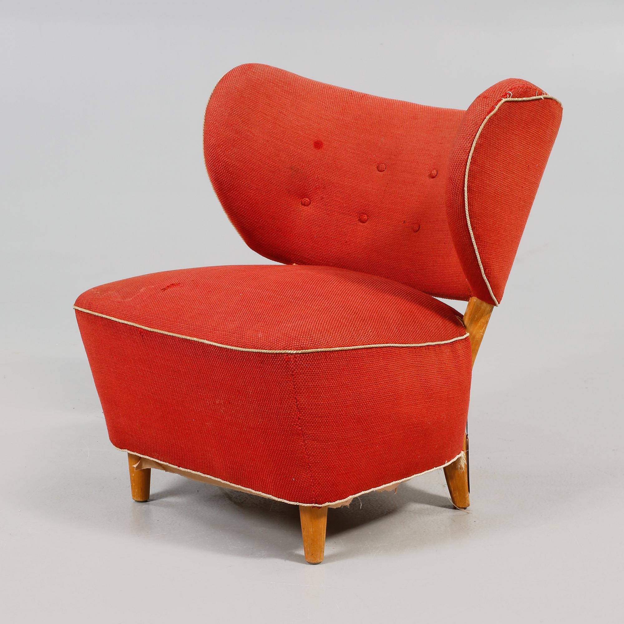 FÅTÖLJ, sannolikt Otto Schulz, 1900-talets mitt.