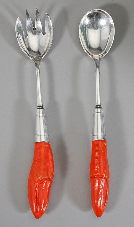 KRÄFTSERVIS, 14 delar, flintgods. Rörstrand 1920-tal.